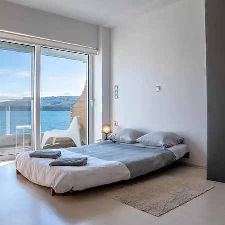 Seaside Maisonette In Itea Exterior foto